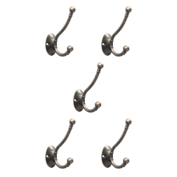 1/2/3/5 Retro zinklegering Hatt Klädkrokar Ancient Rustic Shabby Bronze 9.6x6x4.6cm 5Set