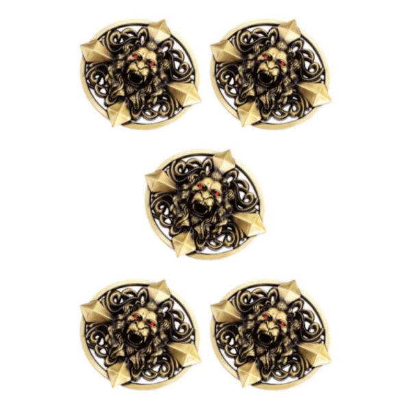1/2/3/5 Gothic Keltic För Cross 3D Skull Lejonhuvud tungt bälte Type 1 5PCS