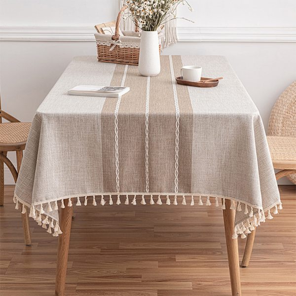 1/2 Elegant och tålig duk för hem och restaurang grey 135*180cm,1 1 Pc