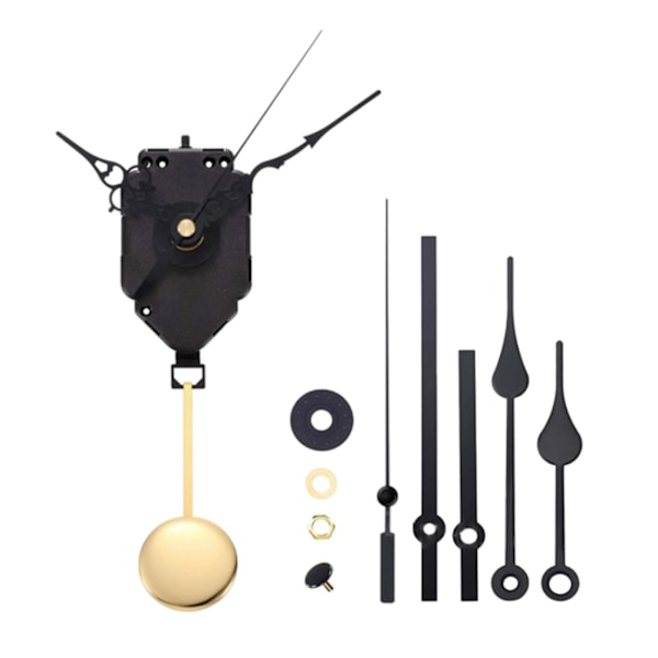 1/2/3 DIY Pendelklocka Movement Replacement Pålitlig och 3 Set Hands 1 Pc