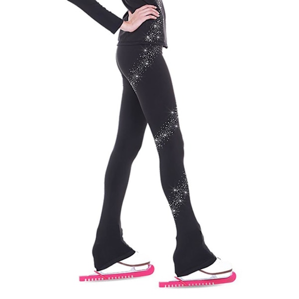 1/2/3/5 Skating Tights Crystal Sparkling Pants Konståkning Star 155cm 1 Pc