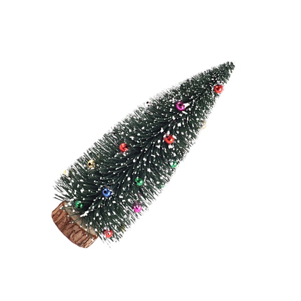 Vacker miniatyr modell rådjur konstgjorda mini julgran 30CM