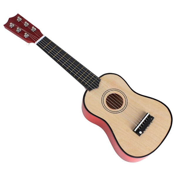 Mini 21 tum 6 strängar akustisk gitarr Musikinstrument present Wood 21 inch