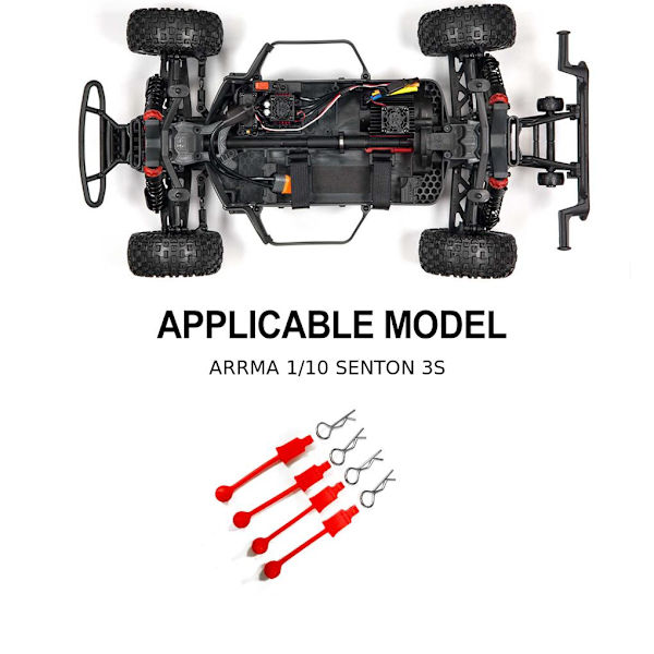 RCGOFOLLOW Body Clip RC Car Part Universal Rc Body Clip För 1/10