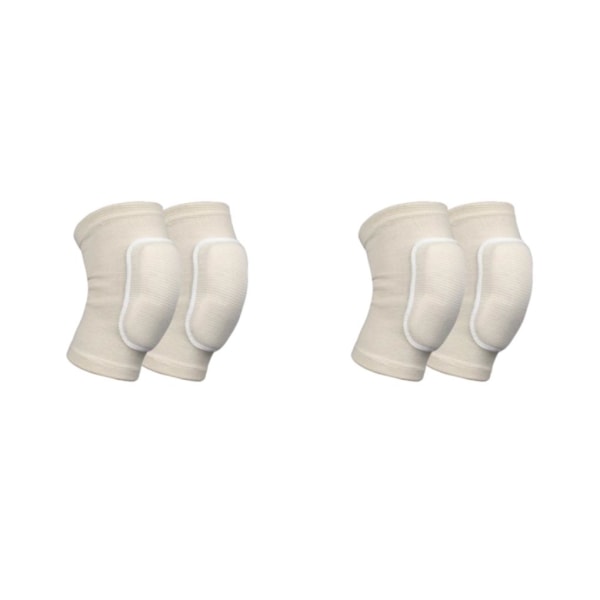 1/2/3/5 andningsbart tyg med hög elasticitet knäskydd för sport White As Shown 2PCS