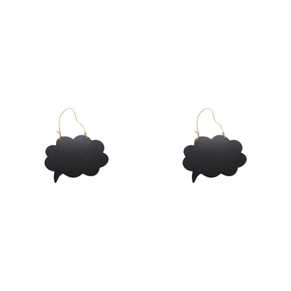 2/3/5 Density Board Välkomstskylt Ersättning Teahouse Classroom Cloud 2PCS