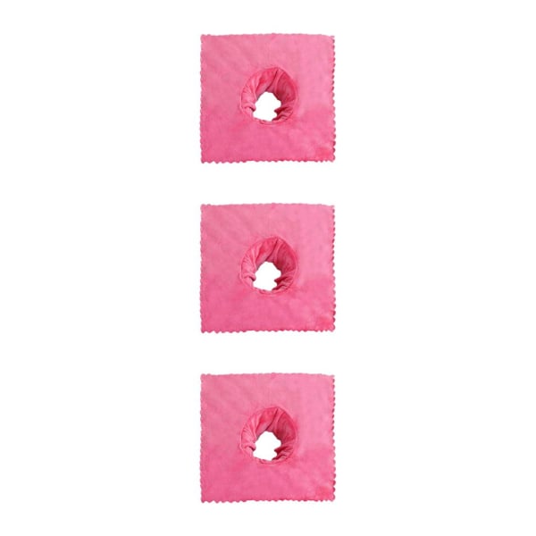 1/2/3/5 massagebordsskydd med andningshål 40x40 cm Pink 3PCS