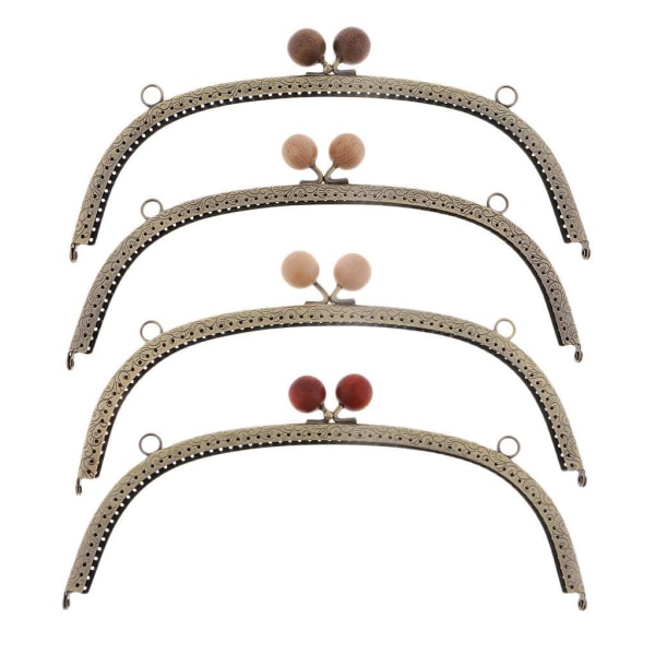 1/2/3 Metal Arch Ram Kiss Spänne Lås Bead Head DIY Purse Bag Red 24.5cm 1Set