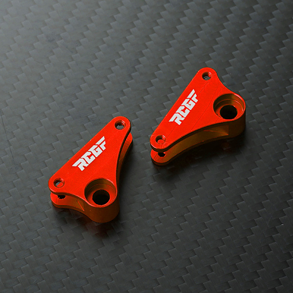RCGOFOLLOW 2-delad aluminiumlegering Slitstark dragstångssäte för 1/16 Red