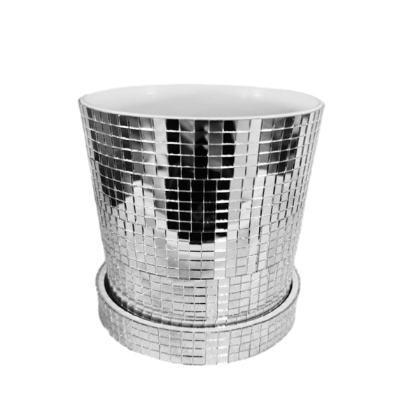 1/2/3 glasspegel lysande keramisk planteringskruka Daglig dekoration 10.5cm 1 Pc
