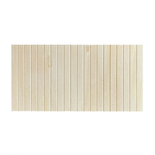 1/2/3/5 Mini 1/12 1/6 skala Dockhusväggpanel gör det själv i trä S Unpainted 1Set