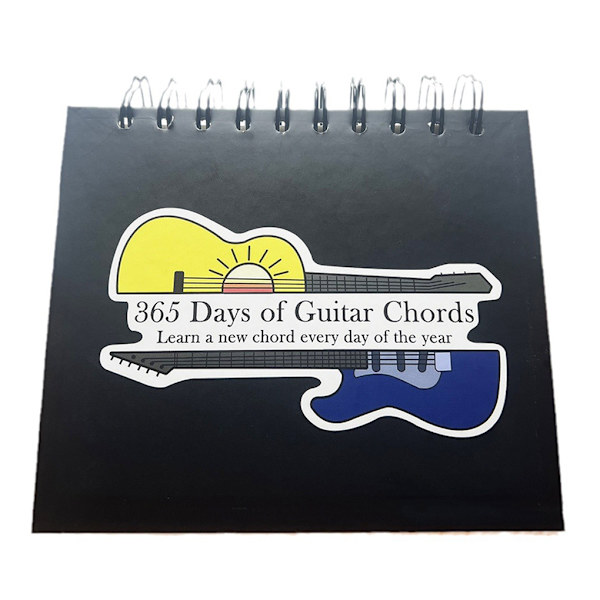 365 Days Guitar Chords Kalenderpresenter Bred tillämpning 2023