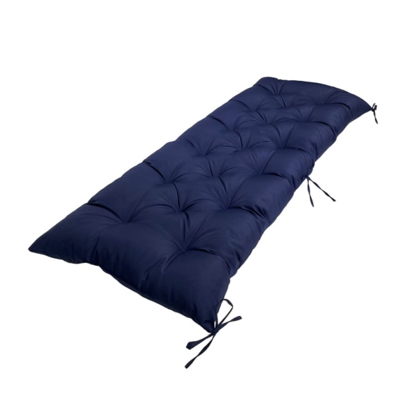 Polyester vattentät bänkmatta kudde för komfort och navy blue 100*50*8CM