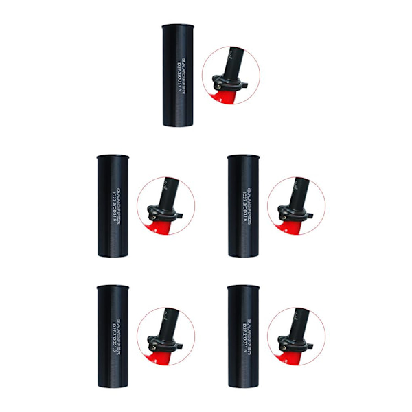 1/2/3/5 Sadelstolpe i aluminiumlegering 100 mm lång ombyggnad 27.2 to 31.6 5PCS