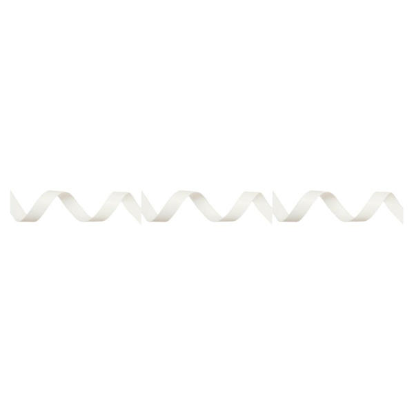 1/2/3/5 Fashionabla satinband för sömnad och hantverk - lätt att white 028 6mm 3PCS