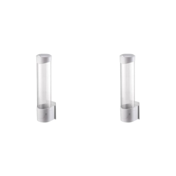 1/2/3 Väggmonterad Dammtät lock Enkel åtkomst Förvaring Lätt att White 2PCS