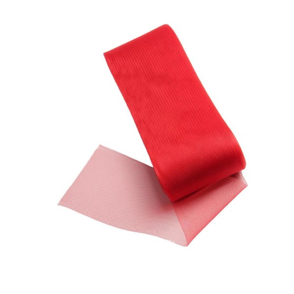 1/2/3 Polyester Band Net Trim Band Bröllopssömnad DIY Hantverk Red 2Set