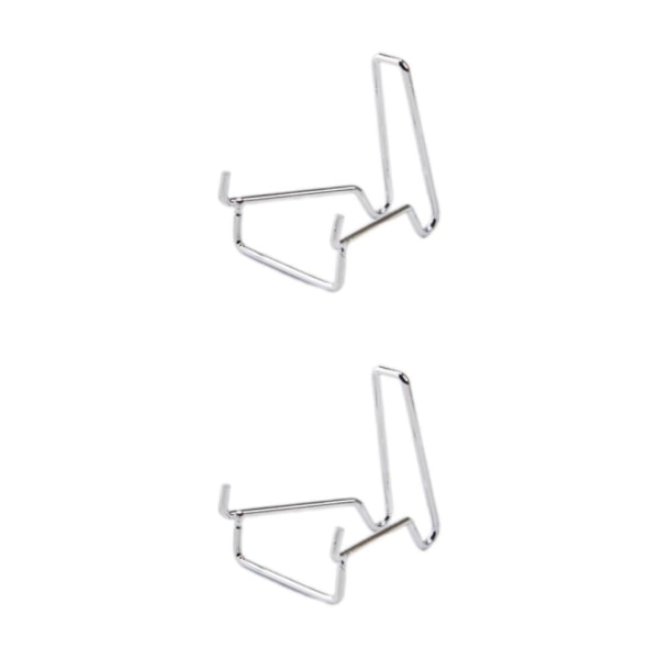 1/2/3/5 Multipurpose Display Stand Support för skyltfönstershow Silver 3x4.5x4.5cm 2Set