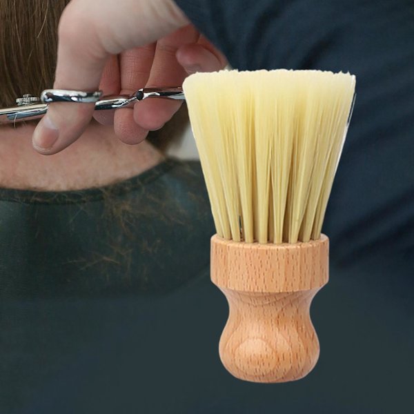 1/2/3 Barber Neck Brush Mjuk nylon för frisörskönhet Badminton 1Set