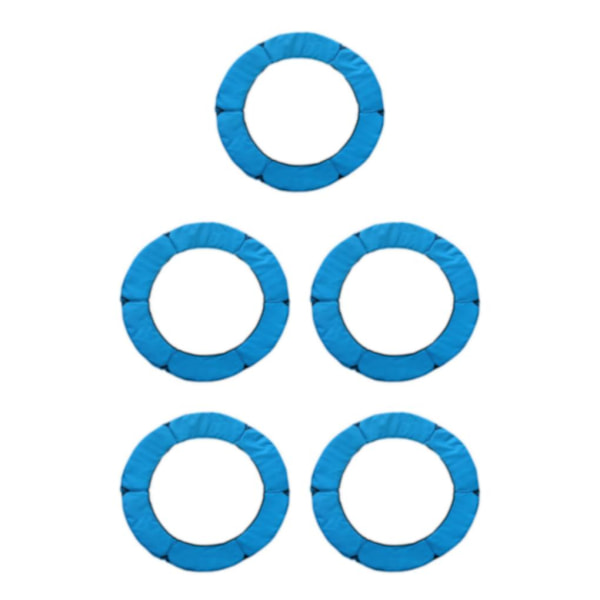 1/2/3/5 Ersättningsdyna för studsmatta säkerhetsstoppningsfjäder Blue 1.5m 5PCS