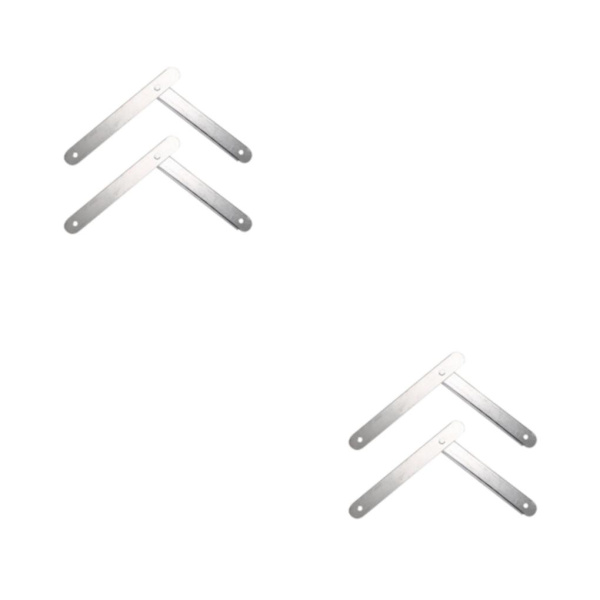 1/2/5 2x hopfällbar stegstege Gångjärnsfäste Stepstegar Tie White 34cm 2 pcs 2PCS