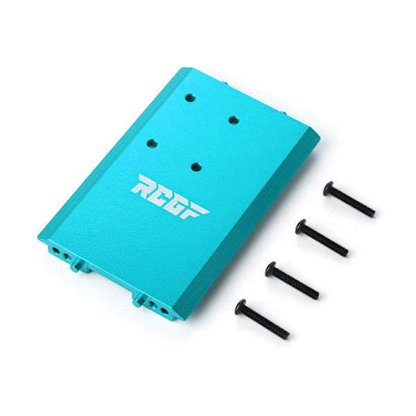 Aluminiumlegering Skid Plate Växellåda Montering För 1/10 Gen7 RC Bil Blue