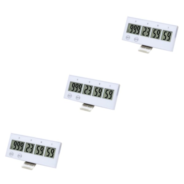 1/2/3 Elkök För Countdown Timer Hatching Bakning white 4.0x1.9x0.5 Inch 3Set