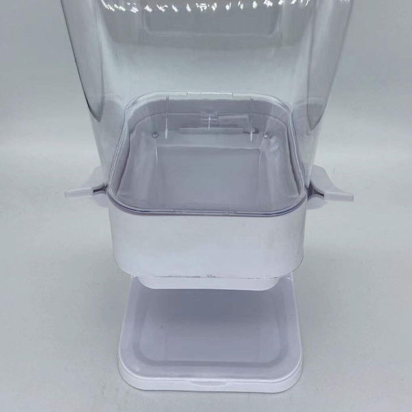 ABS Easy Access Cereal Dispenser förseglad förvaring för torrfoder Black 5 L