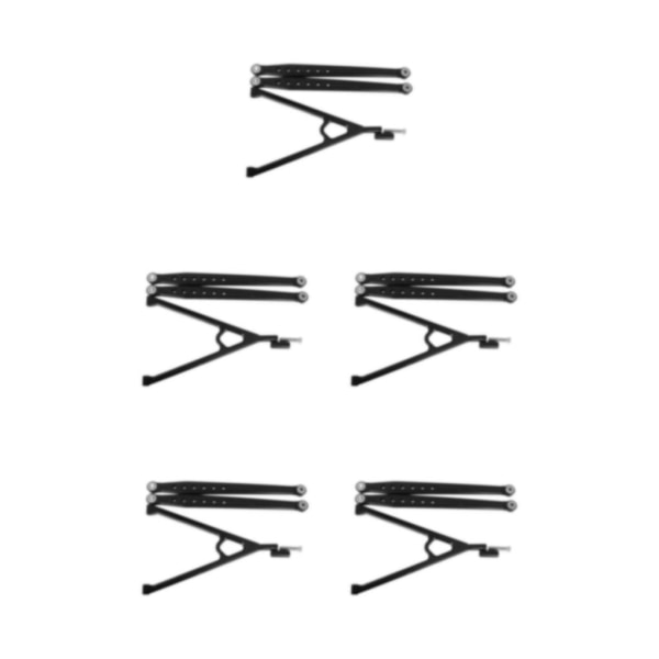 1/2/3/5 Aluminiumlegering Trigon Support Bar Bakre Support Bar För black 5Set