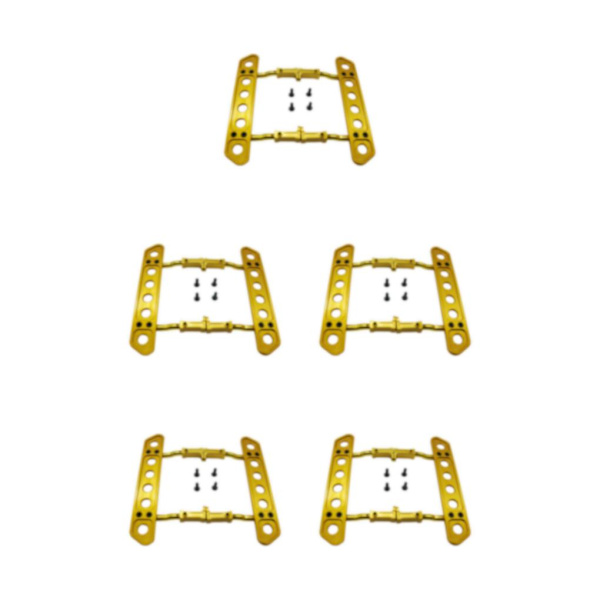 1/2/3/5 legering sidokollision Step Board pedaler för 1/10 axial Golden 5Set