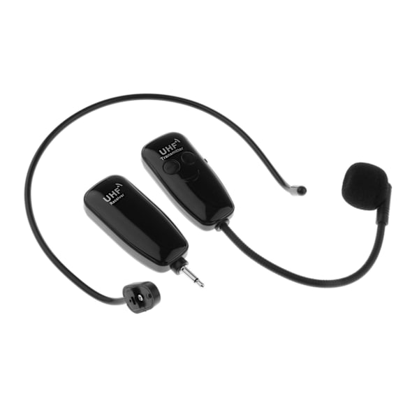 1/2 Mikrofon Headset System Head Mounted Call Center Mic För 1Set