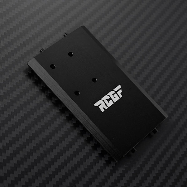 Aluminiumlegering Skid Plate Växellåda Montering För 1/10 Gen7 RC Bil Black