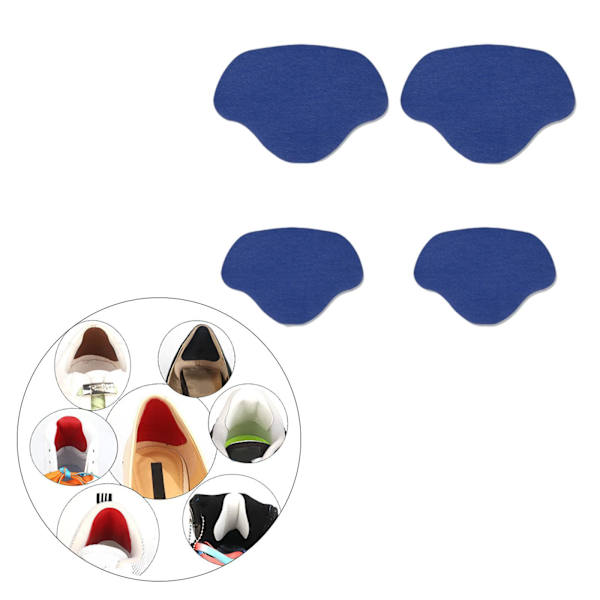 1/2/3/5 Shoe Häl Pad Innersula Häl Reparation Heel Stick för män & blue 1Set