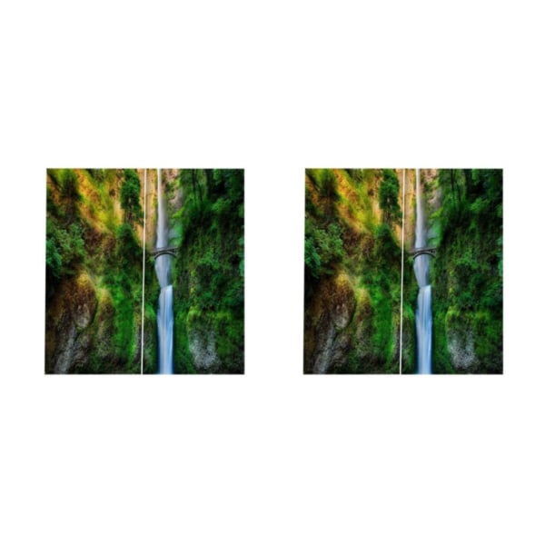 1/2 Digital Printing 3D Gardindraperier för vardagsrummet i sovrummet Fall 2Set