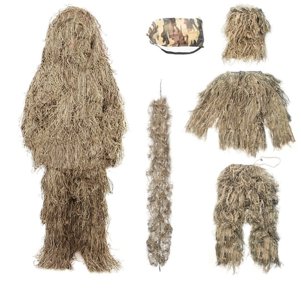 Forest Camouflage Children Ghillie Suit för Wargame Photography Brown for 160~165CM