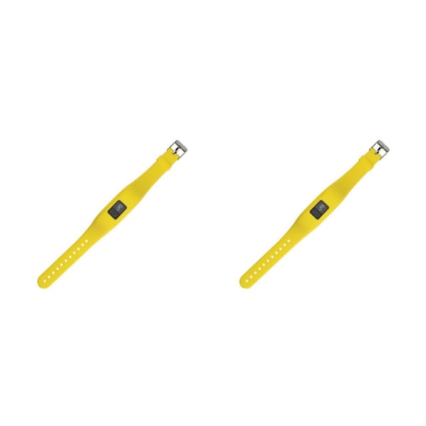 1/2/5 Justerbart Silikon Armbandsspänne för För Garmin Yellow 240*15mm 2Set