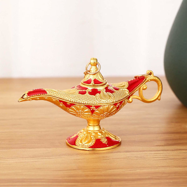 1/2/3/5 Aladdin Lamp Genie Costume Light Art Craft Classic Gold Red 8.5x3x3.5cm 1Set