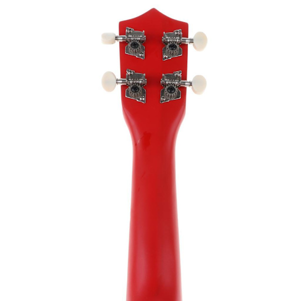 4 String Beginners Ukulele Hawaii Guitar Musical För Red 21 Inch