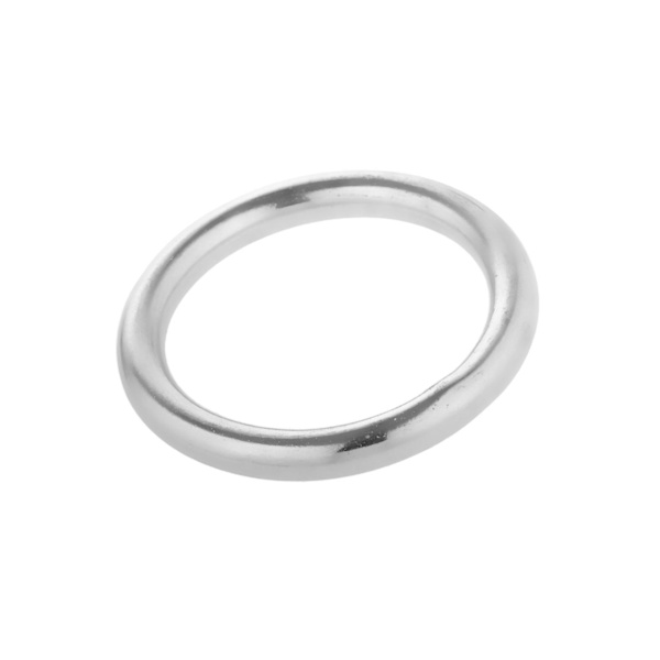 1/2/3/5 Solid 304 rostfritt stål bandband svetsad O Silver 39x10mm 1Set