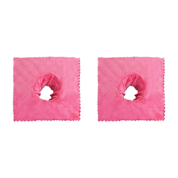 1/2/3/5 massagebordsskydd med andningshål 40x40 cm Pink 2PCS