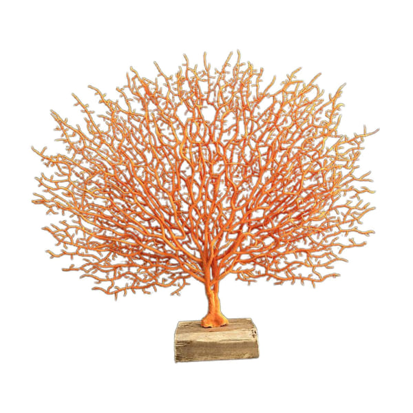 1/2/3/5 Plast Coral Skulptur Bordsskiva Ornament Dekor