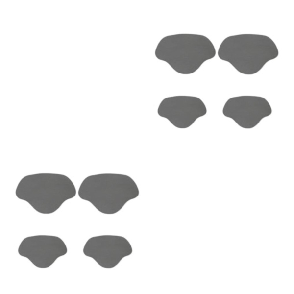 1/2/3/5 Shoe Häl Pad Innersula Häl Reparation Heel Stick för män & gray 2Set