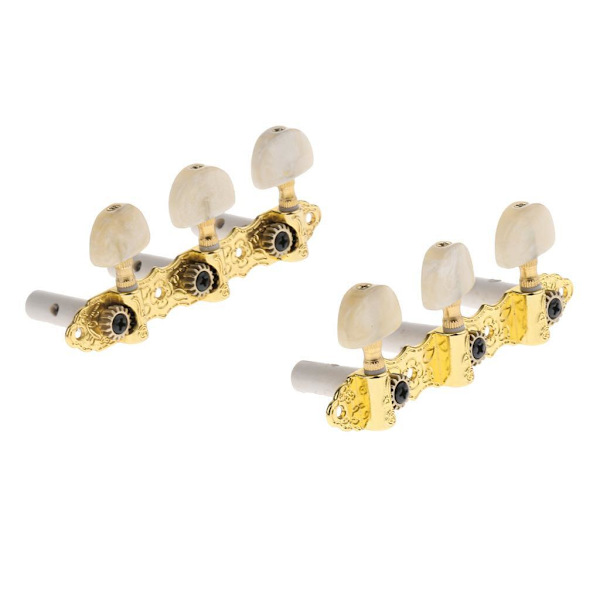 1/2 2 st Klassisk Gitarr Stämpinnar Stämapparater Maskinhuvuden för 1 Pc