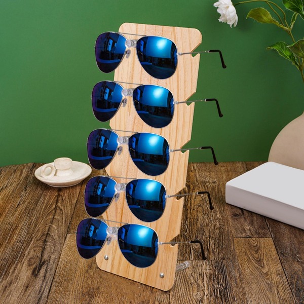 1/2/3/5 Glasögon Ram Stativ Retail Bord Display Stand five pairs 1Set