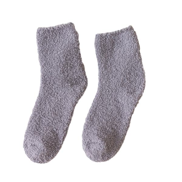 1/2/3/5 10 stycken extra tjocka och elastiska mjuka strumpor Light Grey 5PCS