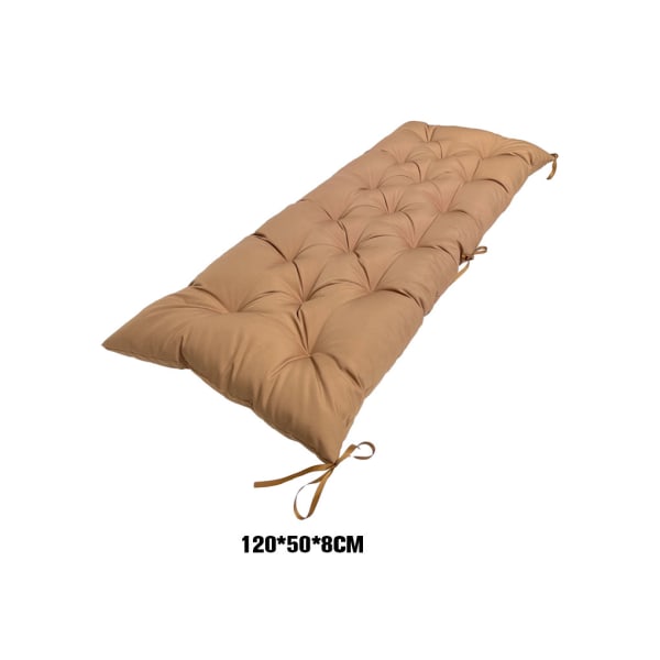 Polyester vattentät bänkmatta kudde för komfort och khaki 120*50*8CM
