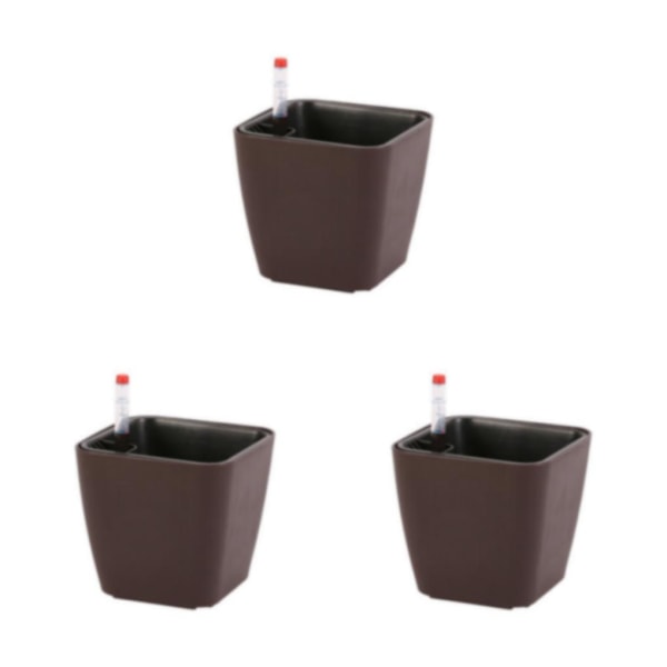 1/2/3 Snygg blomkruka Garden S Skönhet med innovativ växt coffee 14*13 *10.5 3PCS