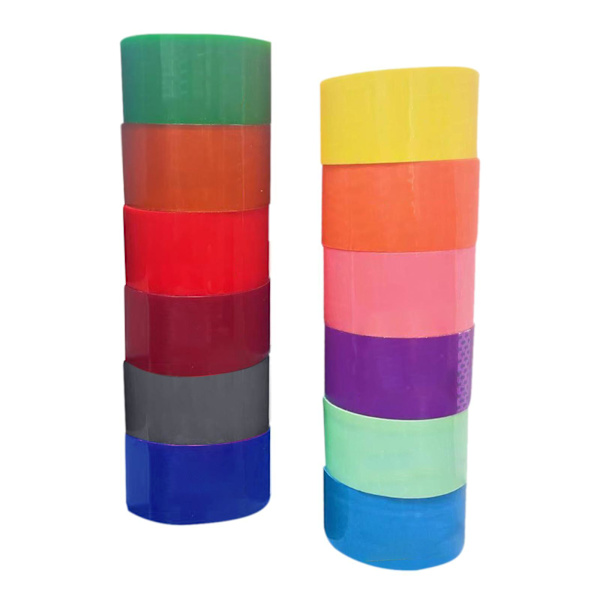 12st Sticky Ball Tape 6cm Bredd Dekorativ Avkopplande Färgad