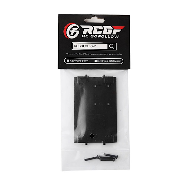 Aluminiumlegering Skid Plate Växellåda Montering För 1/10 Gen7 RC Bil Black