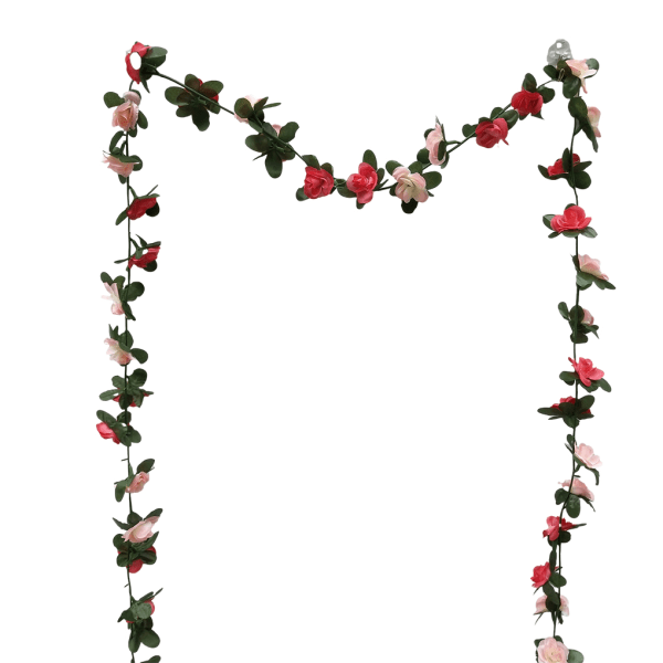 1/2/3 Realistiska växtblommor Vacker och romantisk miljö Light Pink+Deep Pink 45 roses 1 Pc